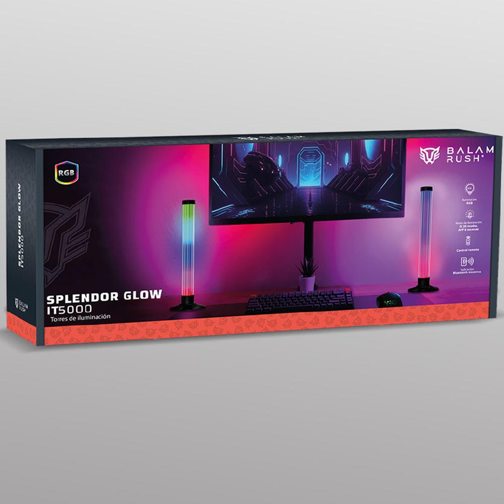 Foto 7 pulgar | Torres De Iluminacion Para Escritorio Balam Rush Splendor Glow It5000 Rgb Control/bluetooth Ajustabl