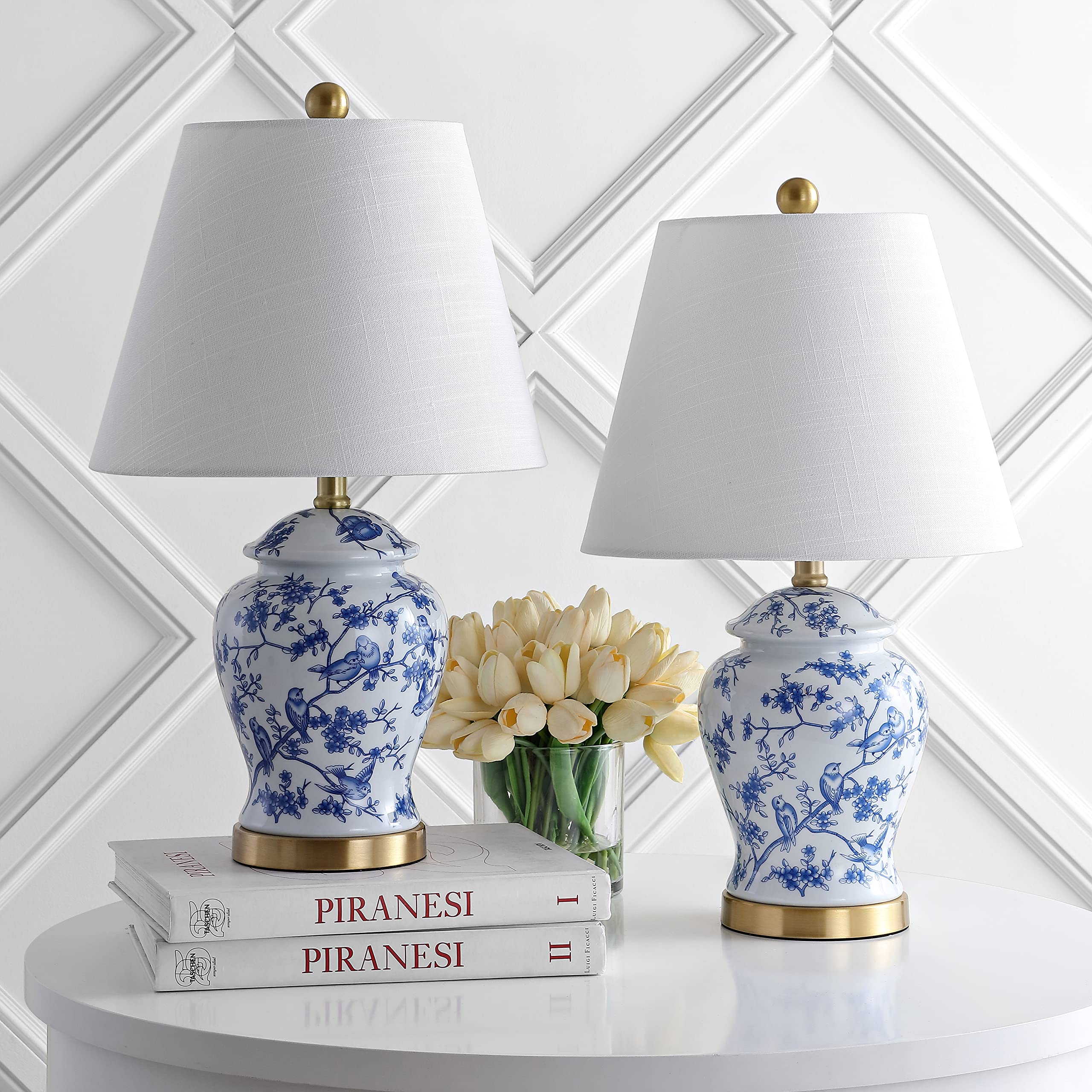 Foto 5 pulgar | Lámparas De Mesa Jonathan Y Penelope 22 Chinoiserie Classic Azul/blanco - Venta Internacional.