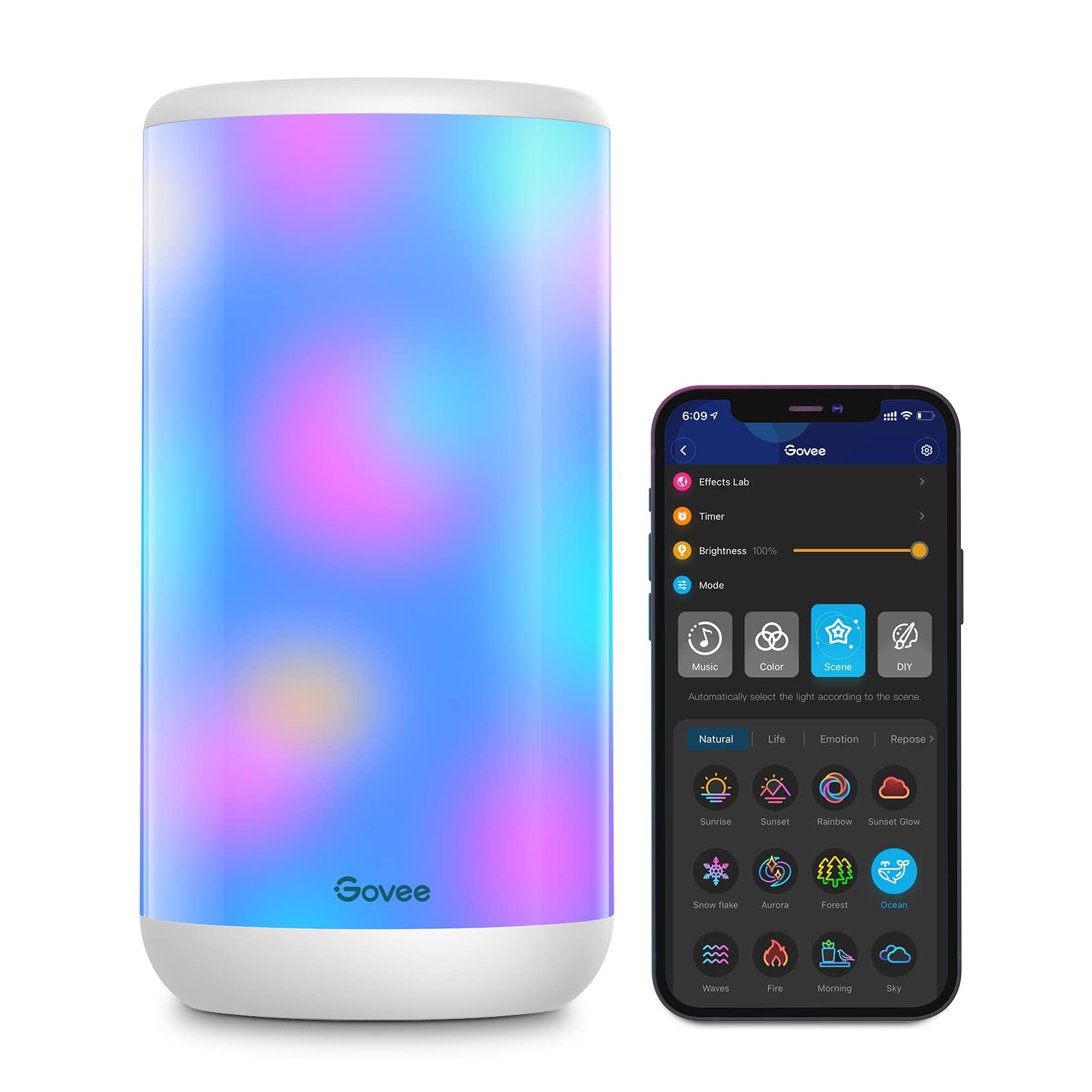 Foto 1 | Lámpara De Mesa Govee Rgbic Smart Work Con Alexa Music Sync - Venta Internacional.