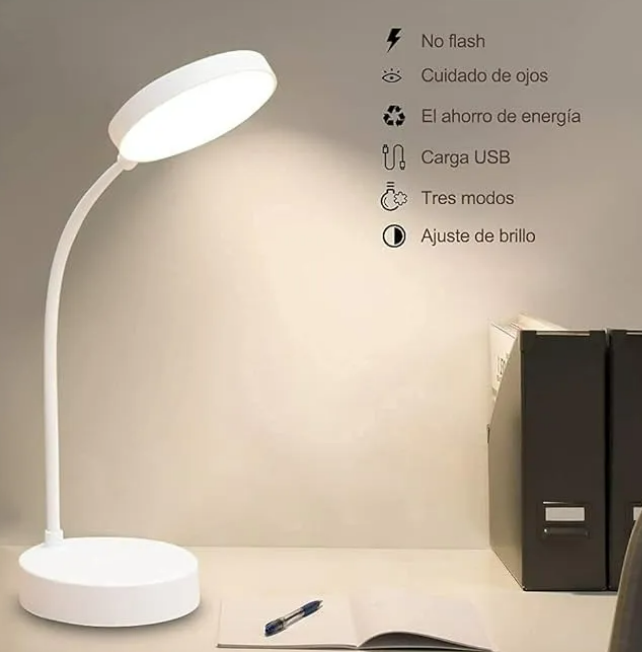 Foto 2 | Lámpara De Escritorio Led Xtellar Regulable Y Portátil Con Carga Usb