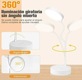 Foto 4 | Lámpara De Escritorio Led Xtellar Regulable Y Portátil Con Carga Usb