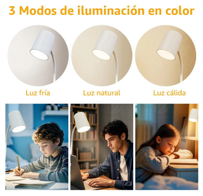 Foto 3 pulgar | Xtellar - Lámpara De Escritorio Multifuncional Premium 3-1 Con Altavoz Bluetooth Y Cargador Inalámbrico