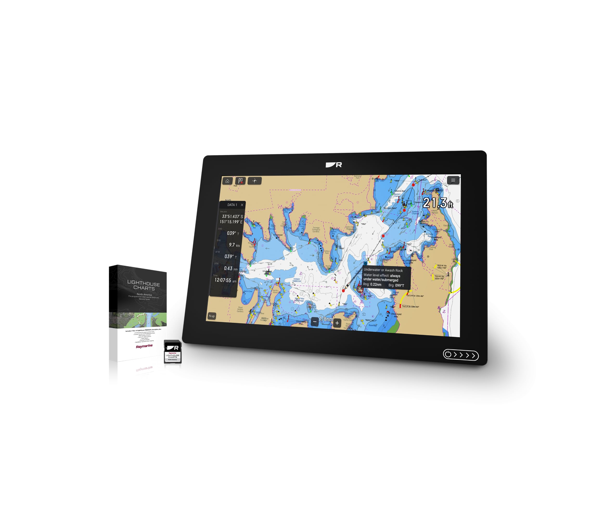 Foto 1 | Chart Raymarine Lighthouse Norteamérica - Venta Internacional.