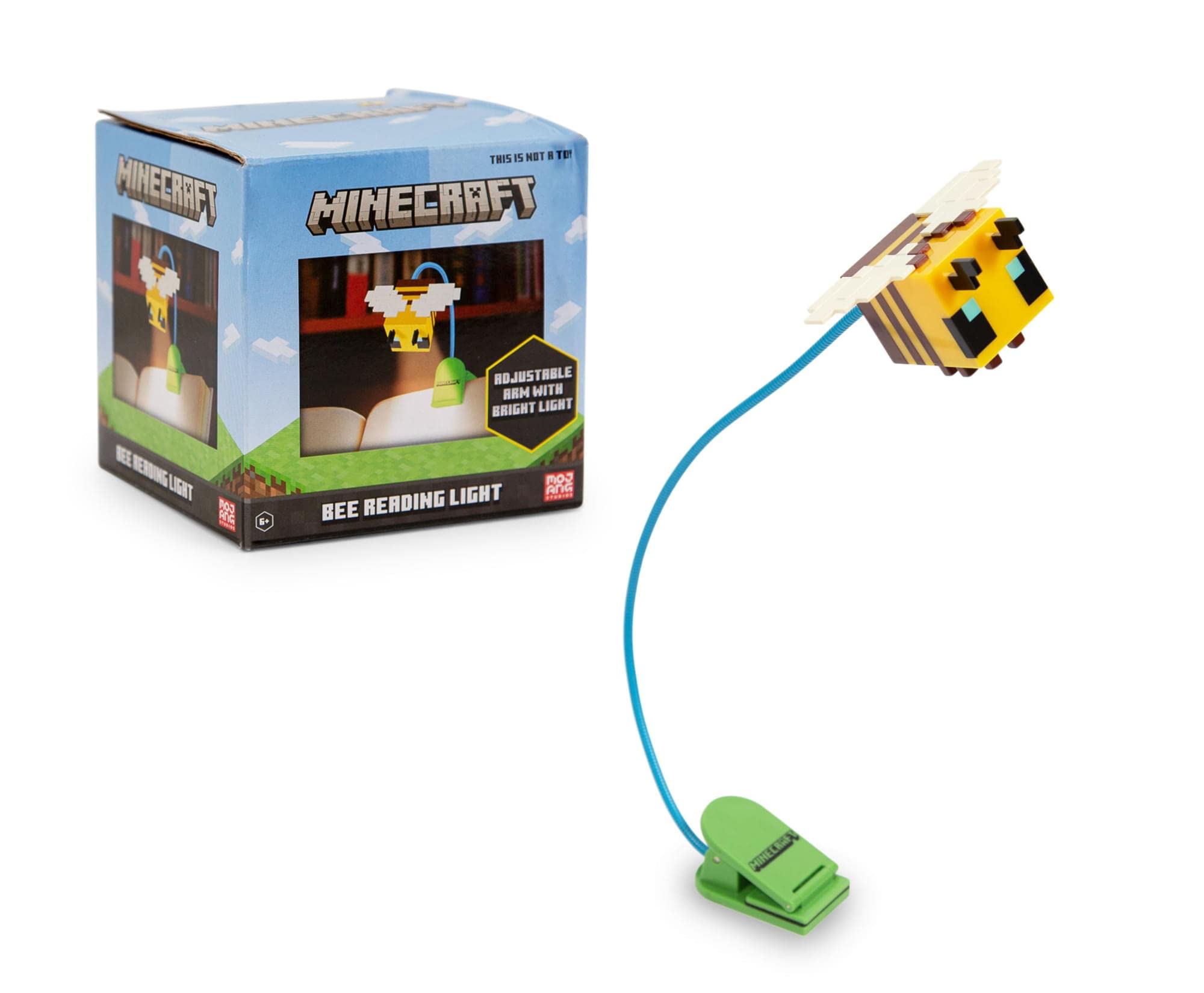 Foto 5 pulgar | Reading Light Minecraft Yellow Bee Funciona Con Pilas - Venta Internacional.