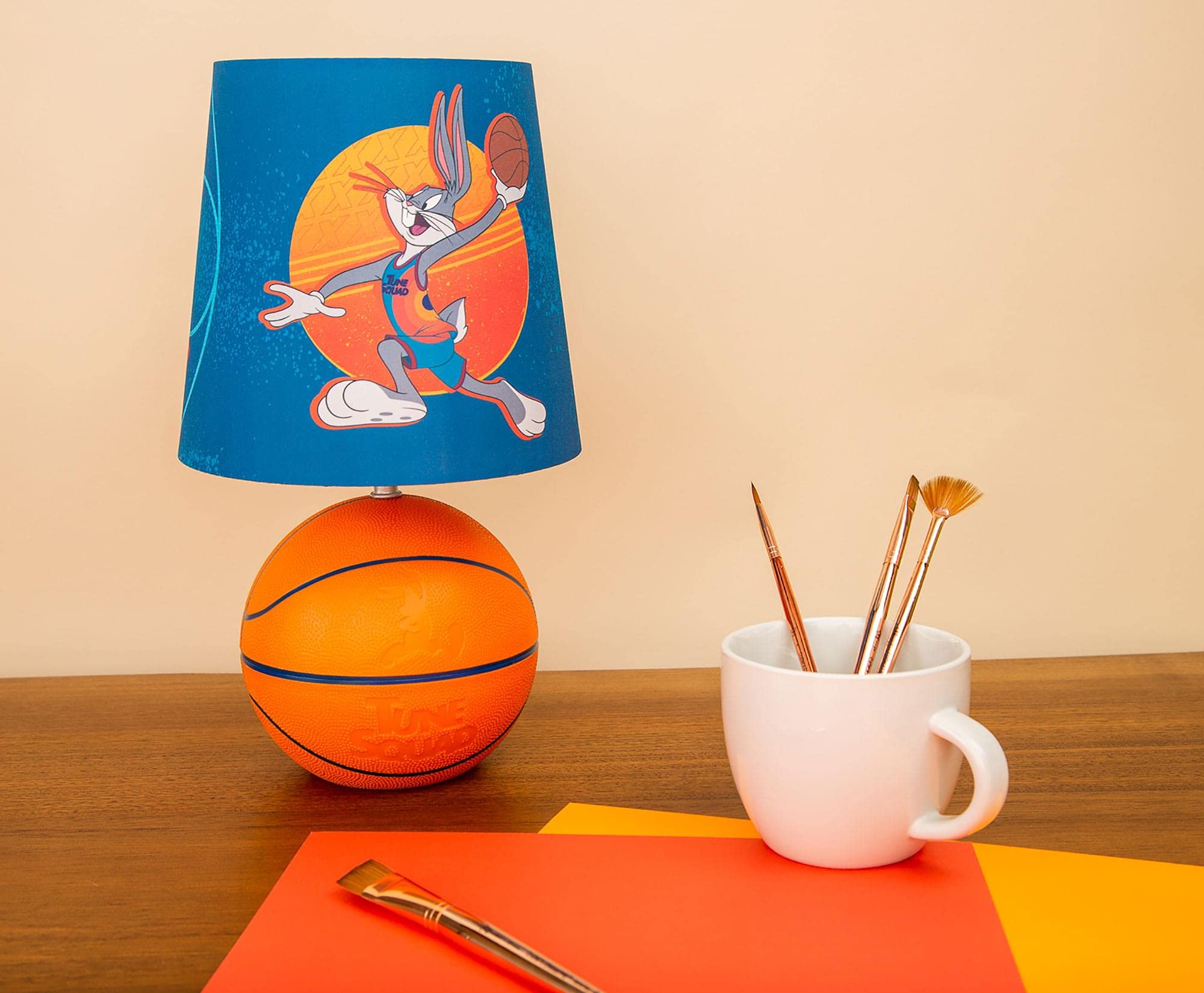 Foto 4 pulgar | Lámpara De Escritorio Disney Space Jam 2 A New Legacy Tune Squad 36 Cm - Venta Internacional.
