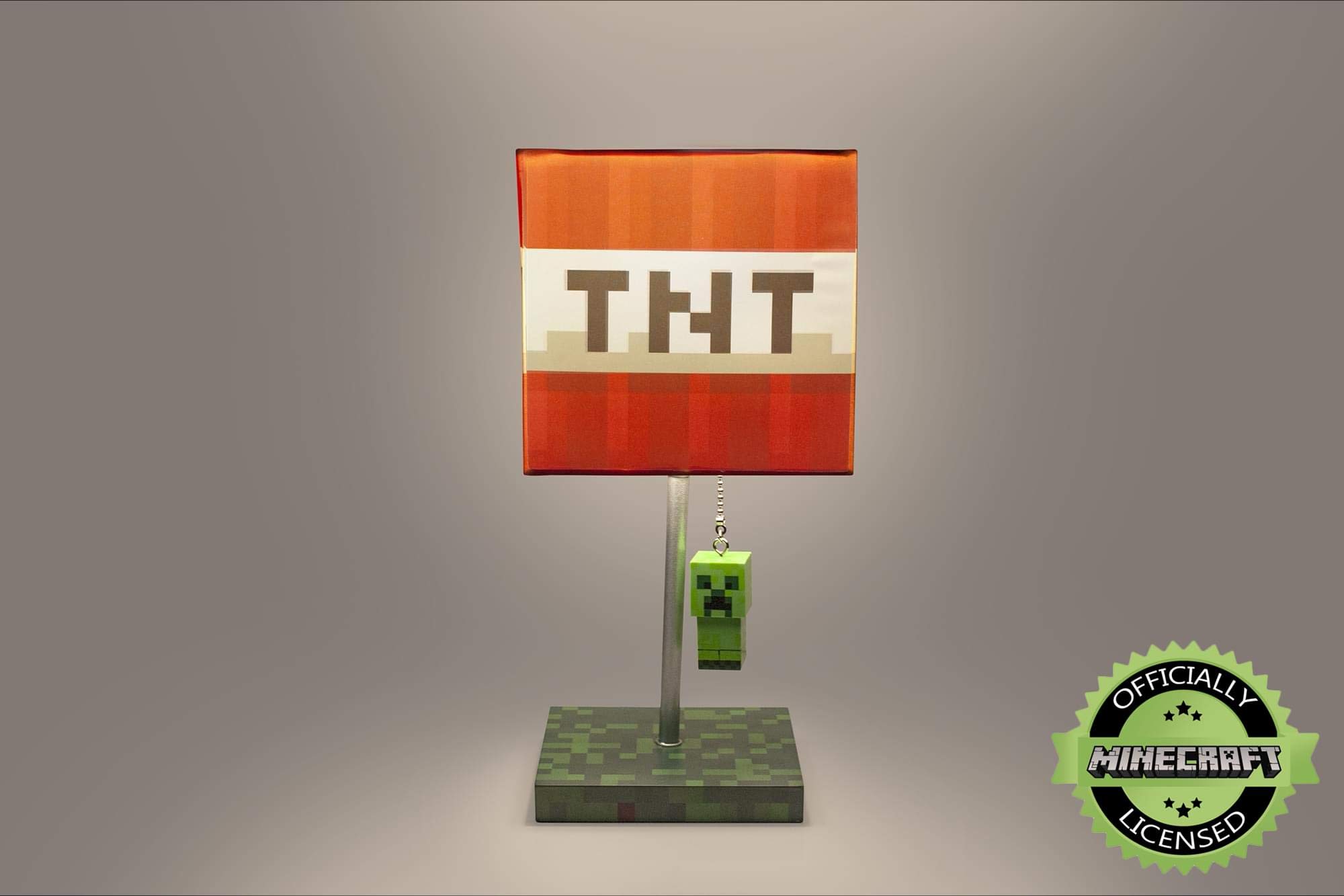 Foto 5 pulgar | Lámpara De Escritorio Minecraft Tnt Block De 35 Cm Con Led 3d Creeper Puller - Venta Internacional.