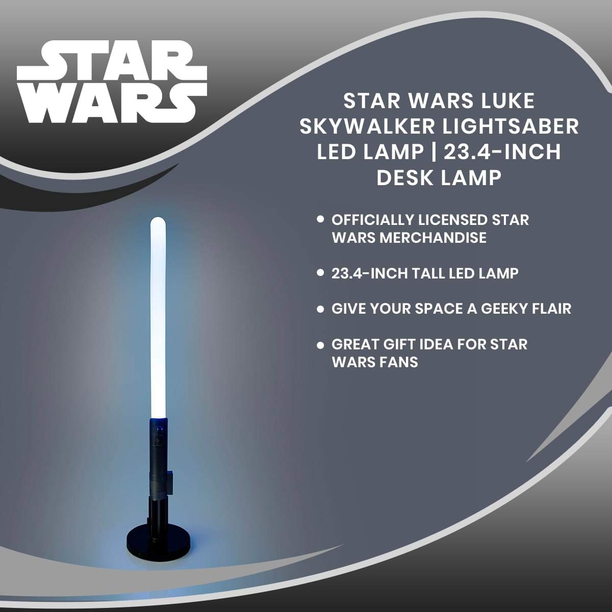 Foto 8 pulgar | Lámpara Led Star Wars Luke Skywalker Lightsaber 60 Cm - Venta Internacional.