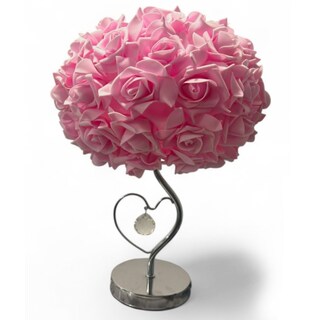 Foto 1 | Lampara De Mesa De Rosas Con Corazón