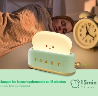 Foto 3 | Lámpara De Escritorio Xtellar Recargable Con Diseño De Tostadora Vintage