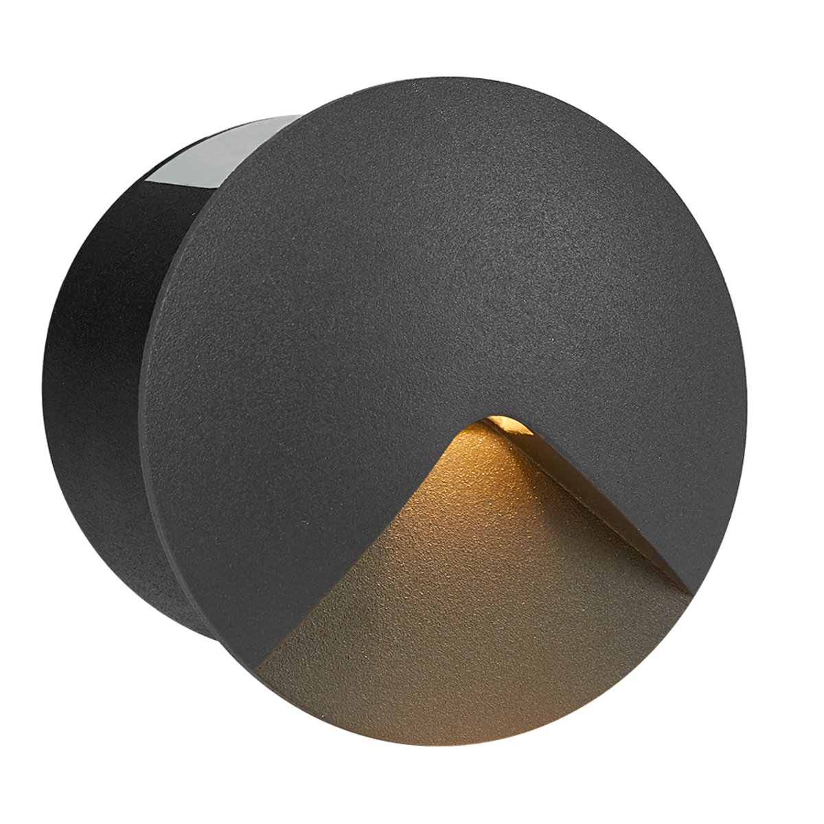 Lámpara Empotrada en Muro Exterior Tecnolite HLED-916/30/G color Gris 2.5w Luz Suave Cálida