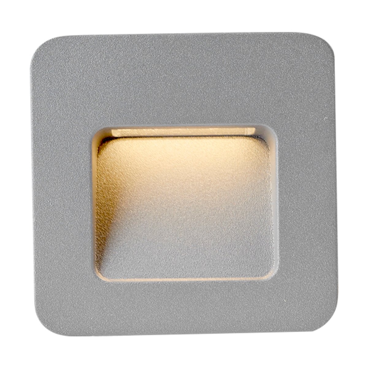 Foto 2 pulgar | Lámpara Empotrada en Muro Tecnolite HLED-907/30/G color Gris 2w Luz Suave Cálida