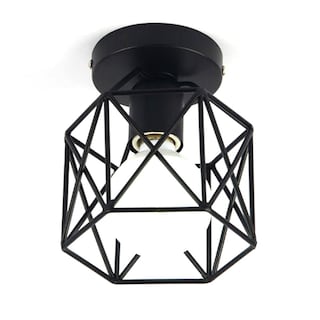 Foto 1 | Venta Internacional- Lámpara Jaula Metálica Industrial Retro para Decoración de Pasillo y Café