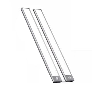Foto 1 | Set 2 Lamparas de Pared Inteligentes Interior con Sensor 80 Led Eo Safe Imports Esi-9542 Plata