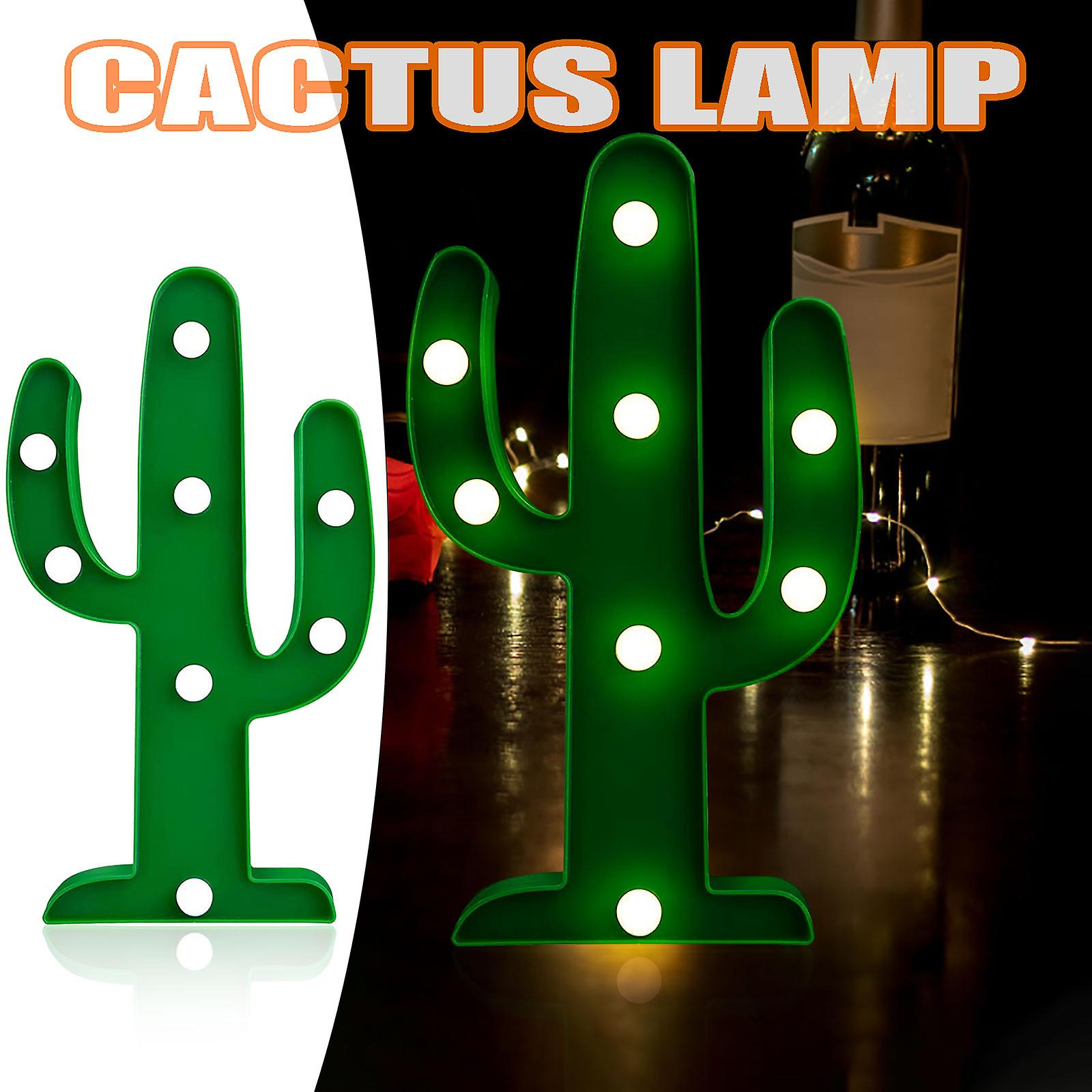 Foto 3 pulgar | Venta Internacional - Lámpara Nocturna Huoguo Cactus Star Led