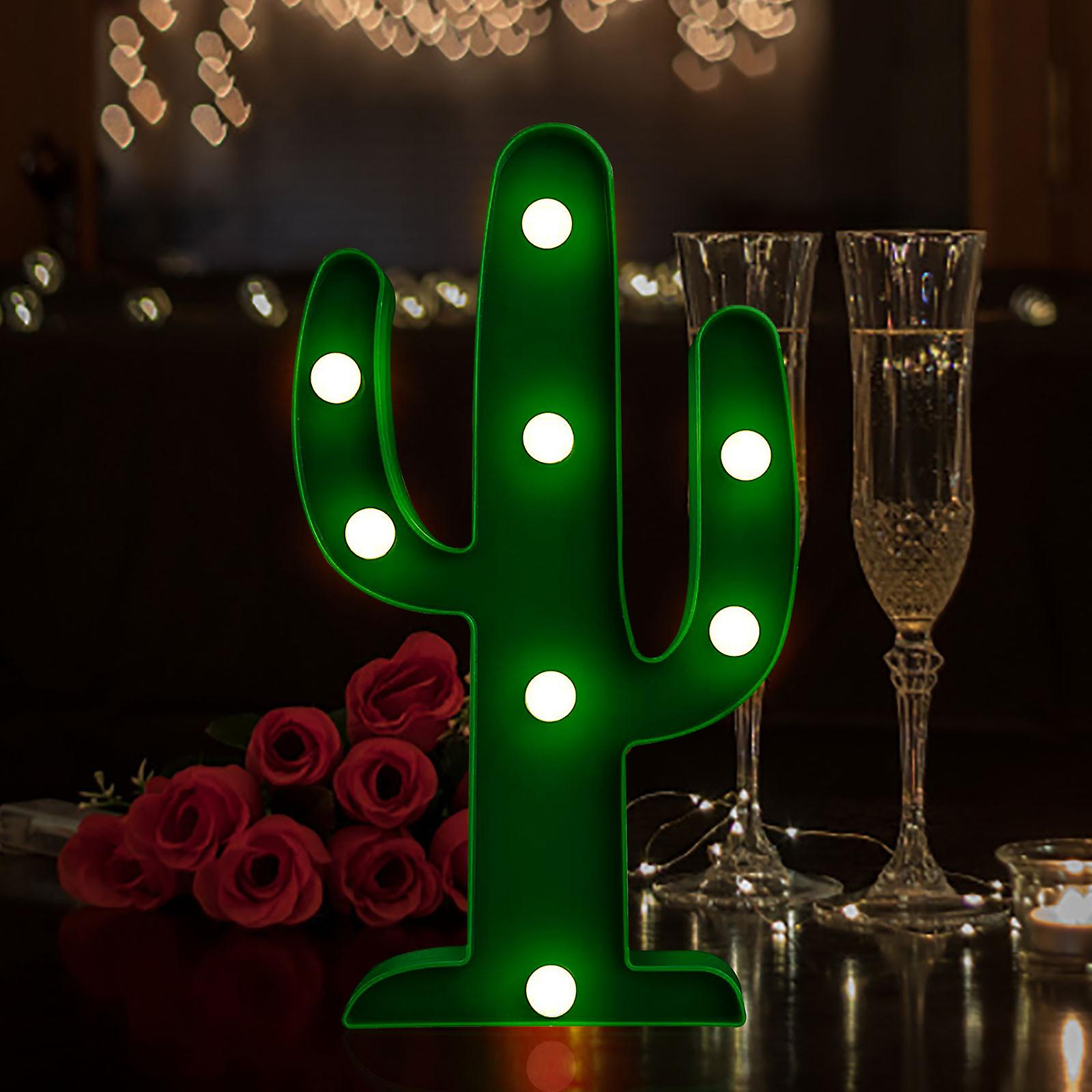 Foto 4 pulgar | Venta Internacional - Lámpara Nocturna Huoguo Cactus Star Led