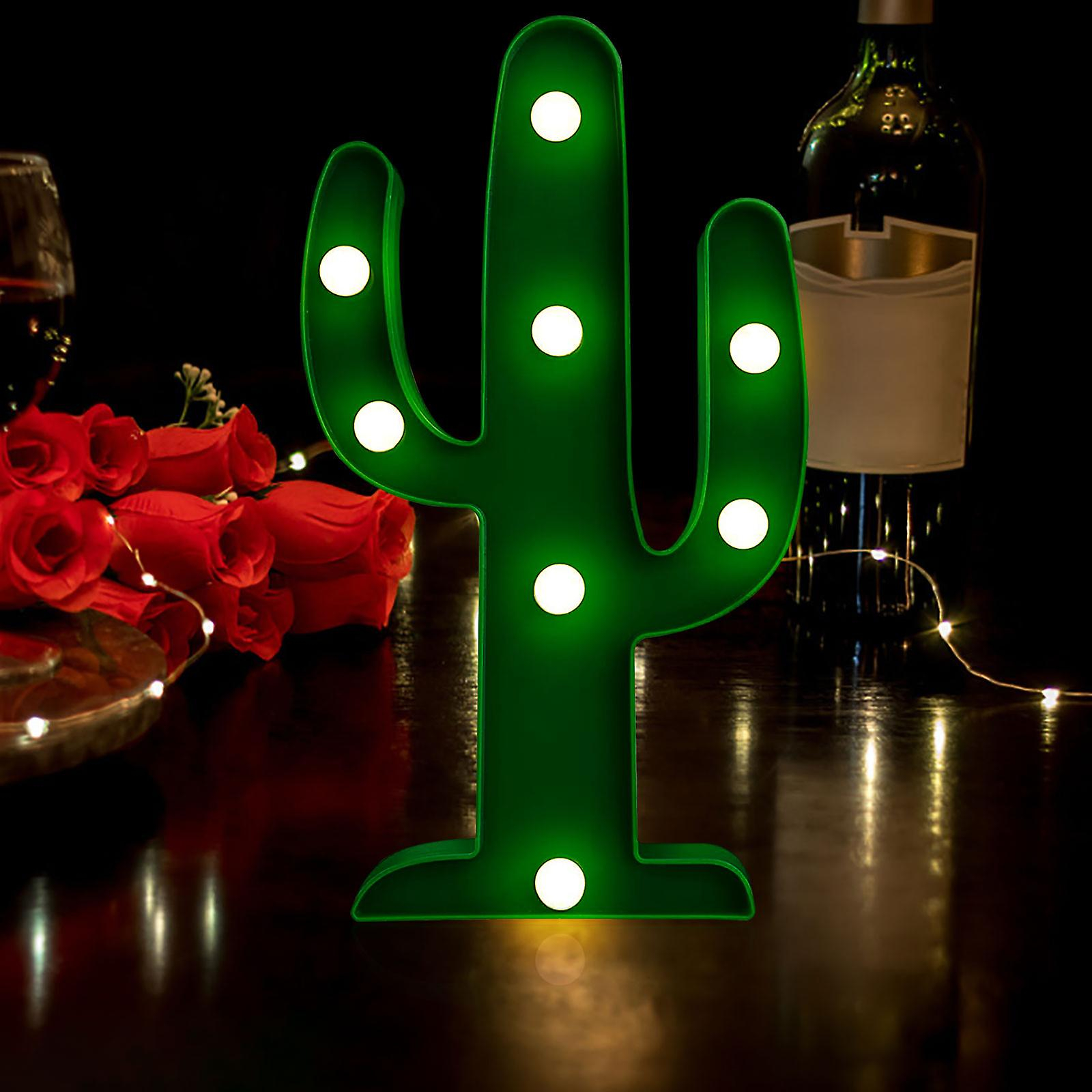 Foto 5 pulgar | Venta Internacional - Lámpara Nocturna Huoguo Cactus Star Led