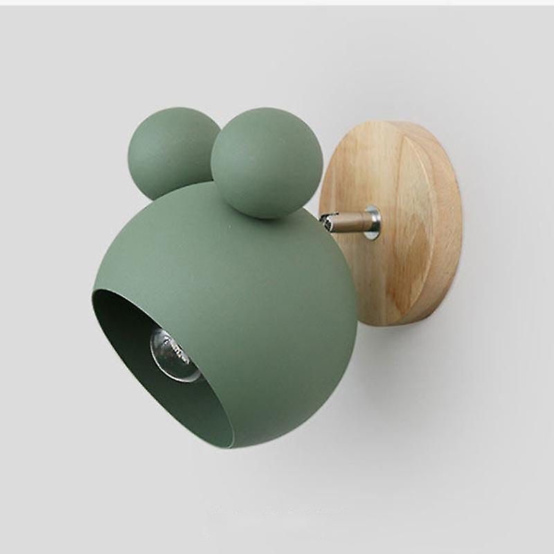 Foto 4 pulgar | Venta Internacional - Lámpara De Pared Mickey Para Dormitorio Infantil (rosa)