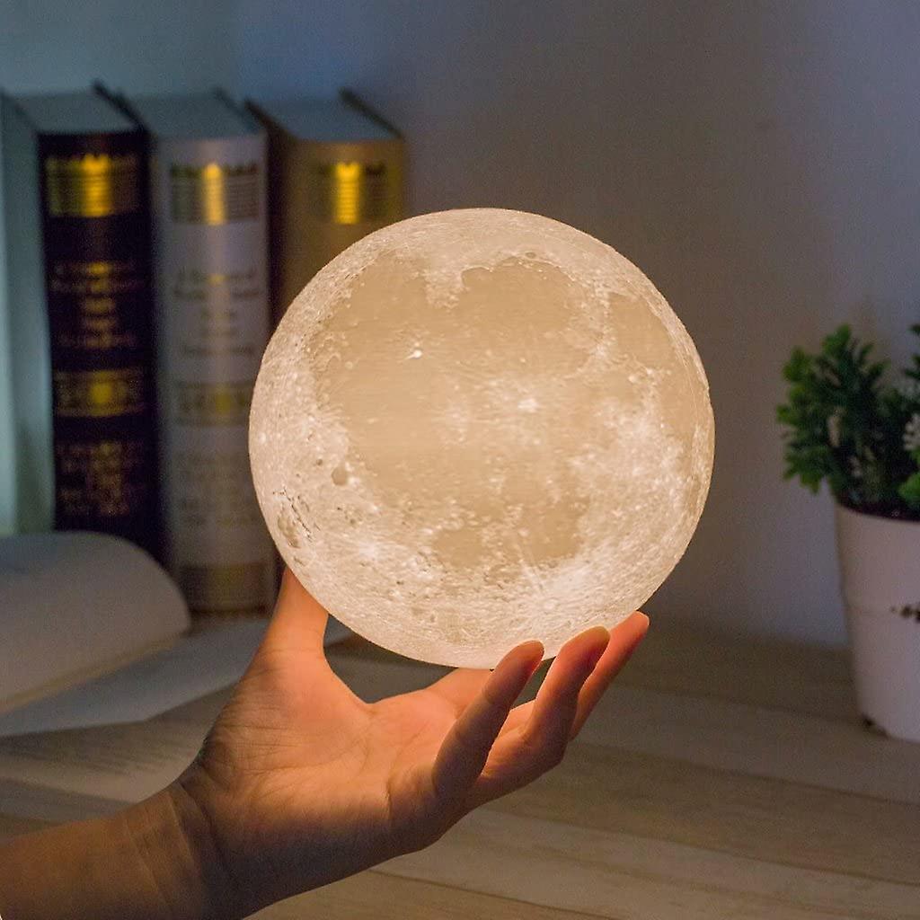 Foto 4 | Venta Internacional - Lámpara De Luna, Luz Nocturna, Luz De Luna, Carga Usb Y Control Táctil