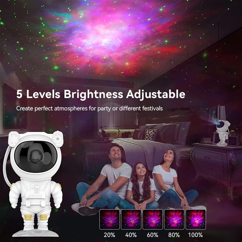 Foto 4 pulgar | Venta Internacional - Proyector De Estrellas Galaxy Night Light Astronaut Jieyou