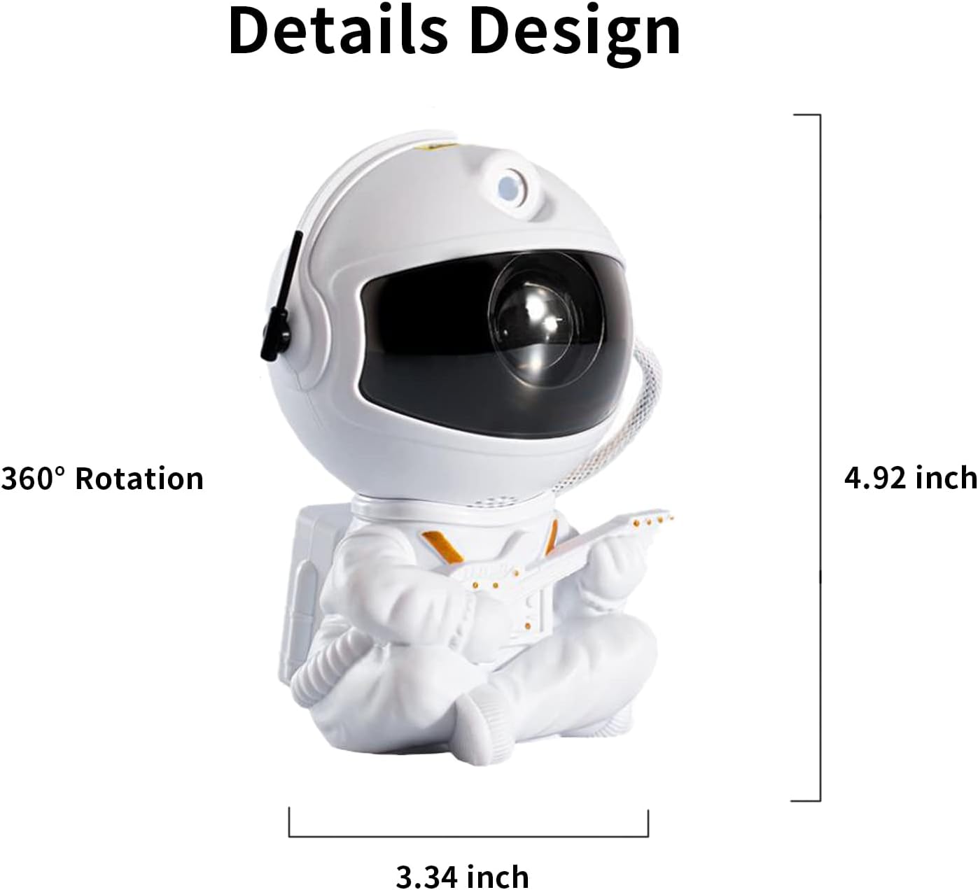 Foto 5 | Venta Internacional - Luces Nocturnas Star Projector Jieyou Astronaut Nebula