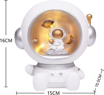 Foto 3 | Venta Internacional - Lámpara de Noche y Alcancía Con Diseño De Astronauta Jieyou