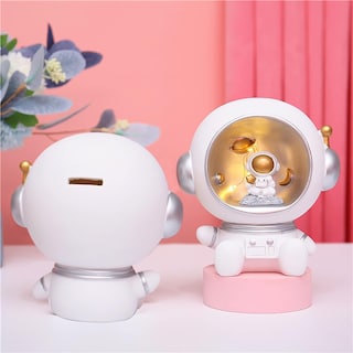 Foto 7 | Venta Internacional - Lámpara de Noche y Alcancía Con Diseño De Astronauta Jieyou