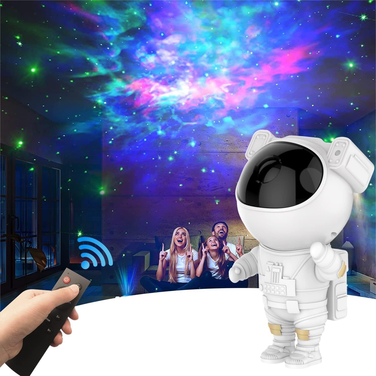 Foto 2 pulgar | Venta Internacional - Proyector Galaxy Projector Jieyou Astronaut Con 15 Nebulosas