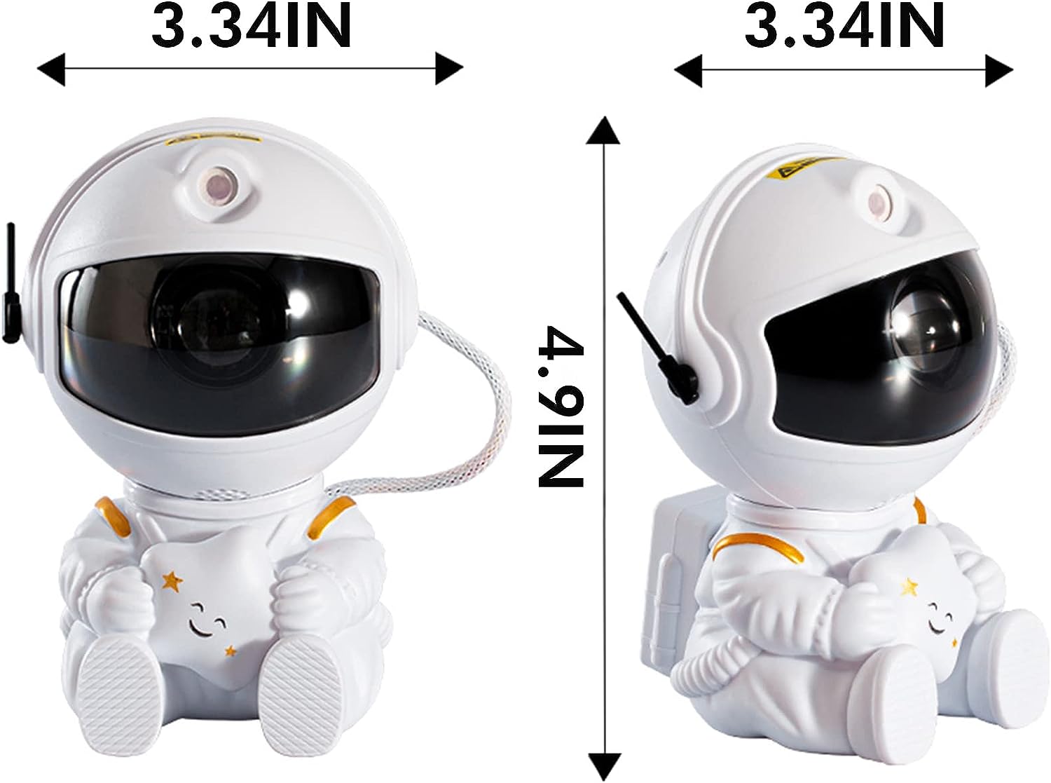 Foto 3 pulgar | Venta Internacional - Proyector De Luz Nocturna Jieyou Astronaut Galaxy Con Control Remoto