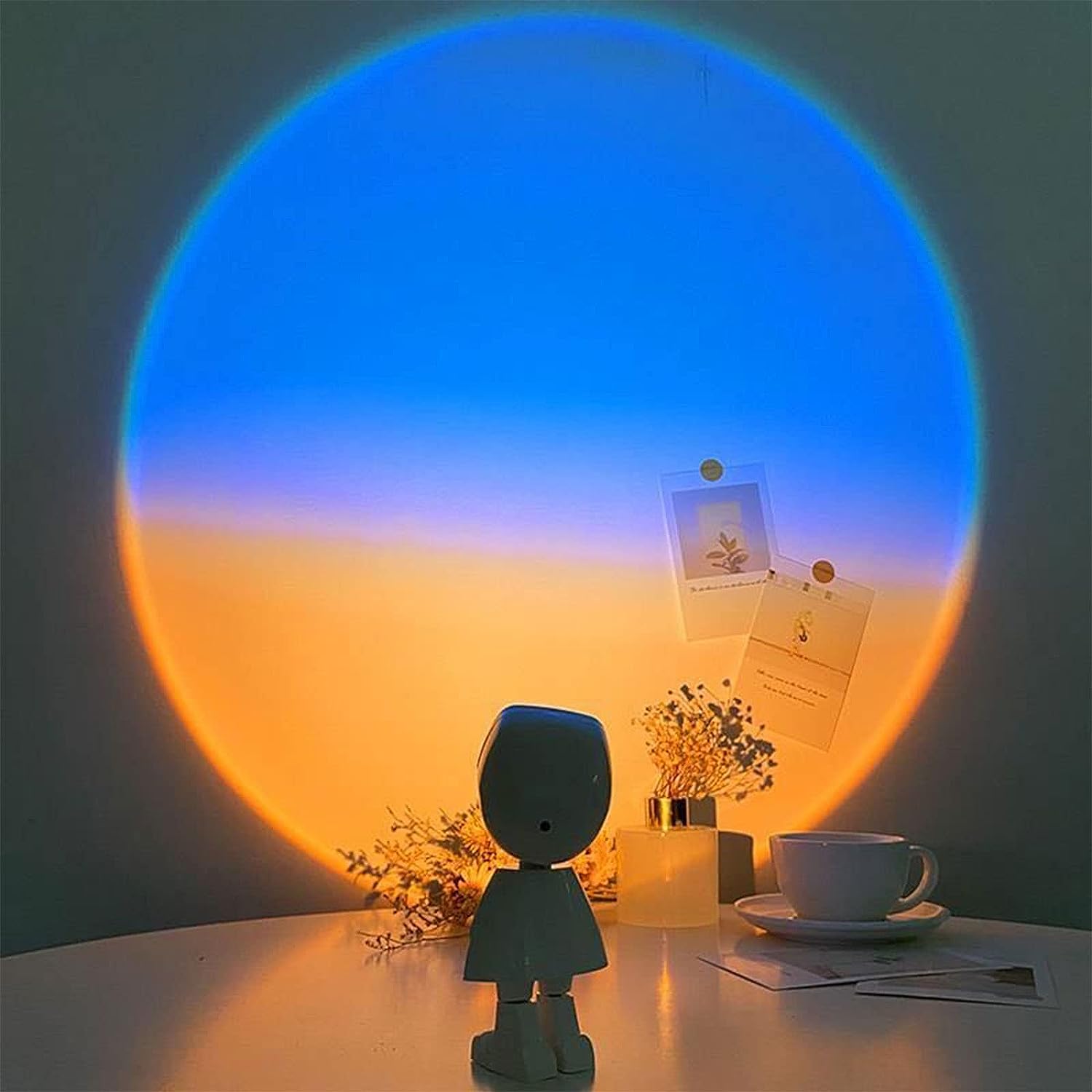 Foto 4 pulgar | Venta Internacional - Sunset Lamp Jieyou Cute Astronaut Projection Recargable