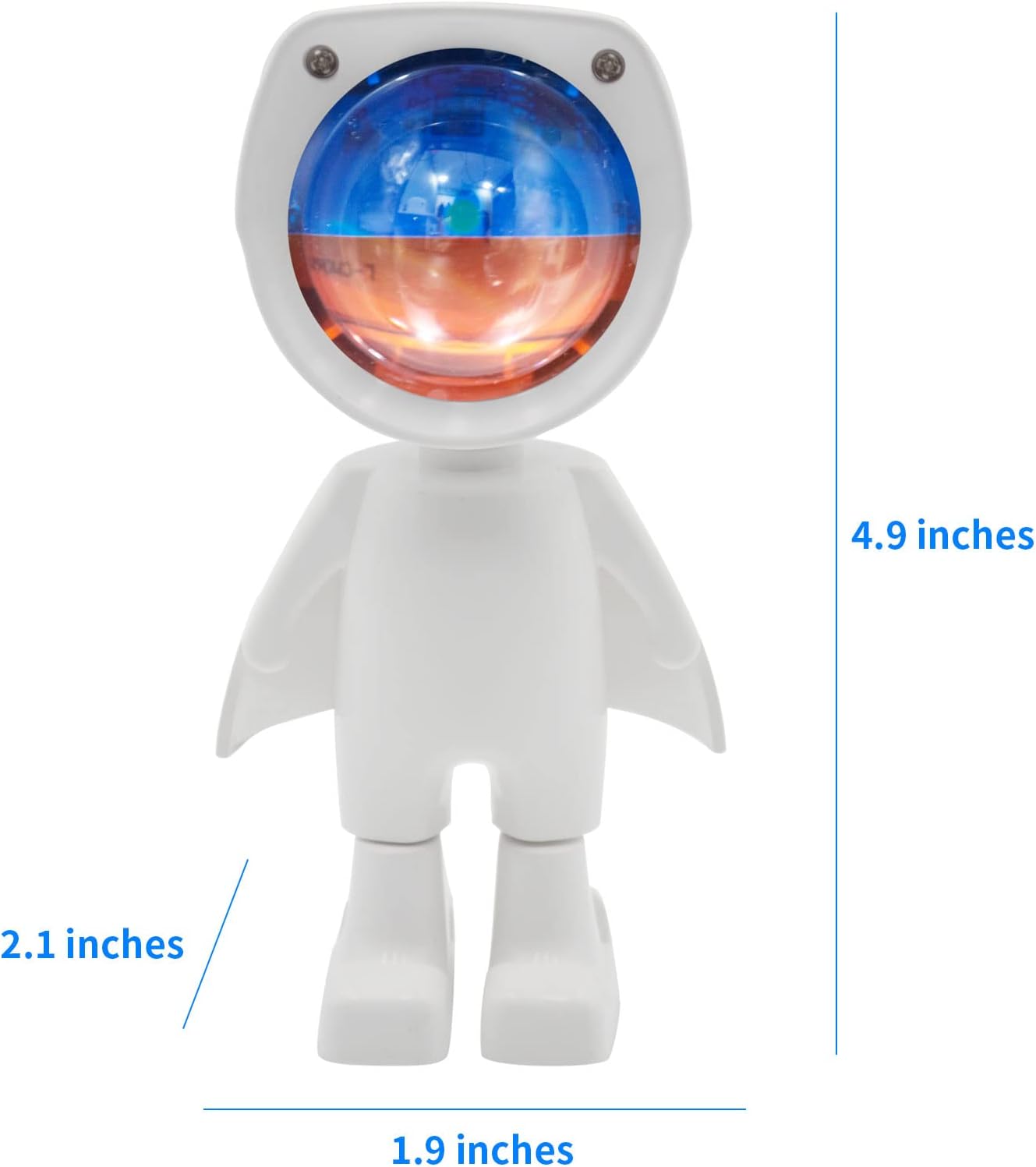 Foto 7 pulgar | Venta Internacional - Sunset Lamp Jieyou Cute Astronaut Projection Recargable