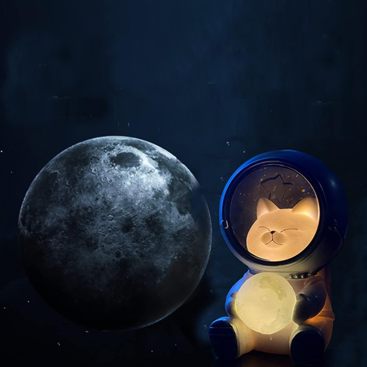 Foto 5 | Venta Internacional - Luz Nocturna Led Astronaut Animal Spaceman de Resina