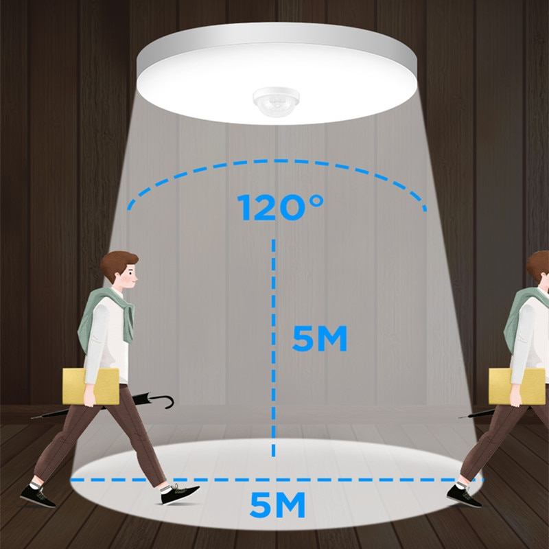 Foto 3 | Luces Nocturnas Con Sensor De Movimiento Pir, Lámparas Led 20w 30w 40w - Venta Internacional.