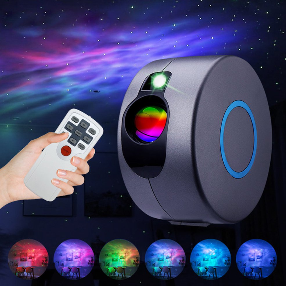 Foto 5 pulgar | Lámpara Star Projector, Luz Nocturna Led Sky Star Con Control Remoto - Venta Internacional.