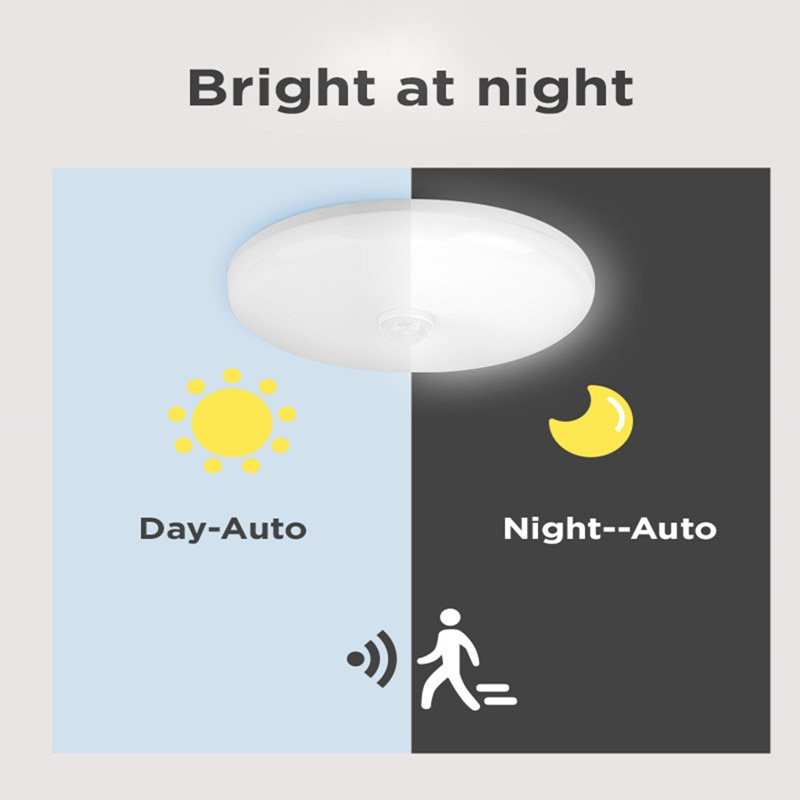 Foto 3 pulgar | Luces Nocturnas Con Sensor De Movimiento Pir, Lámparas Led 20w 30w 40w - Venta Internacional.