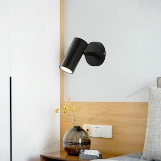 Foto 3 | Lámpara De Pared Led De Lujo Para Dormitorio, Pasillo, Hierro Negro - Venta Internacional.