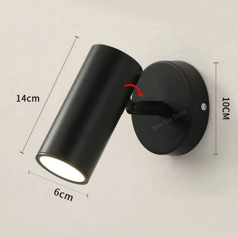 Foto 6 pulgar | Lámpara De Pared Led De Lujo Para Dormitorio, Pasillo, Hierro Negro - Venta Internacional.