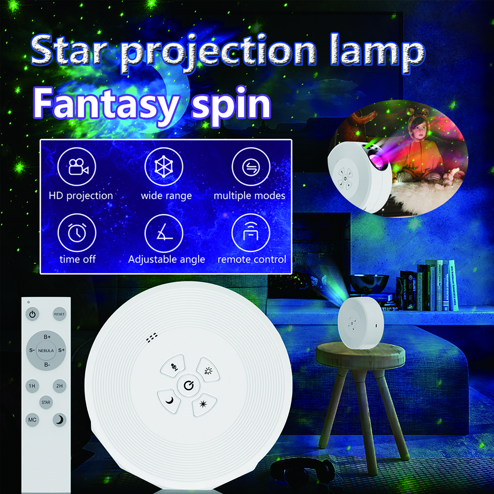 Foto 2 | Lámpara De Proyección Led Starry Sky, Proyector De Control Remoto - Venta Internacional.