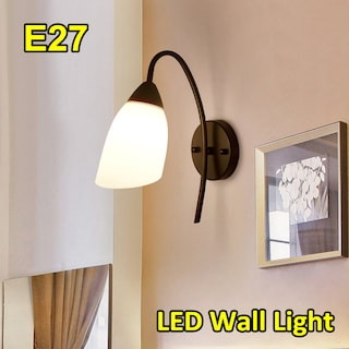 Foto 1 | Lámpara Led De Pared Para Dormitorio, Cristal E27, Diseño Moderno - Venta Internacional.