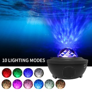 Foto 2 | Proyector De Luz Nocturna Starry Sky Recargable Usb Abs + Ps - Venta Internacional.