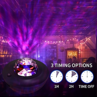 Foto 4 | Proyector De Luz Nocturna Starry Sky Recargable Usb Abs + Ps - Venta Internacional.