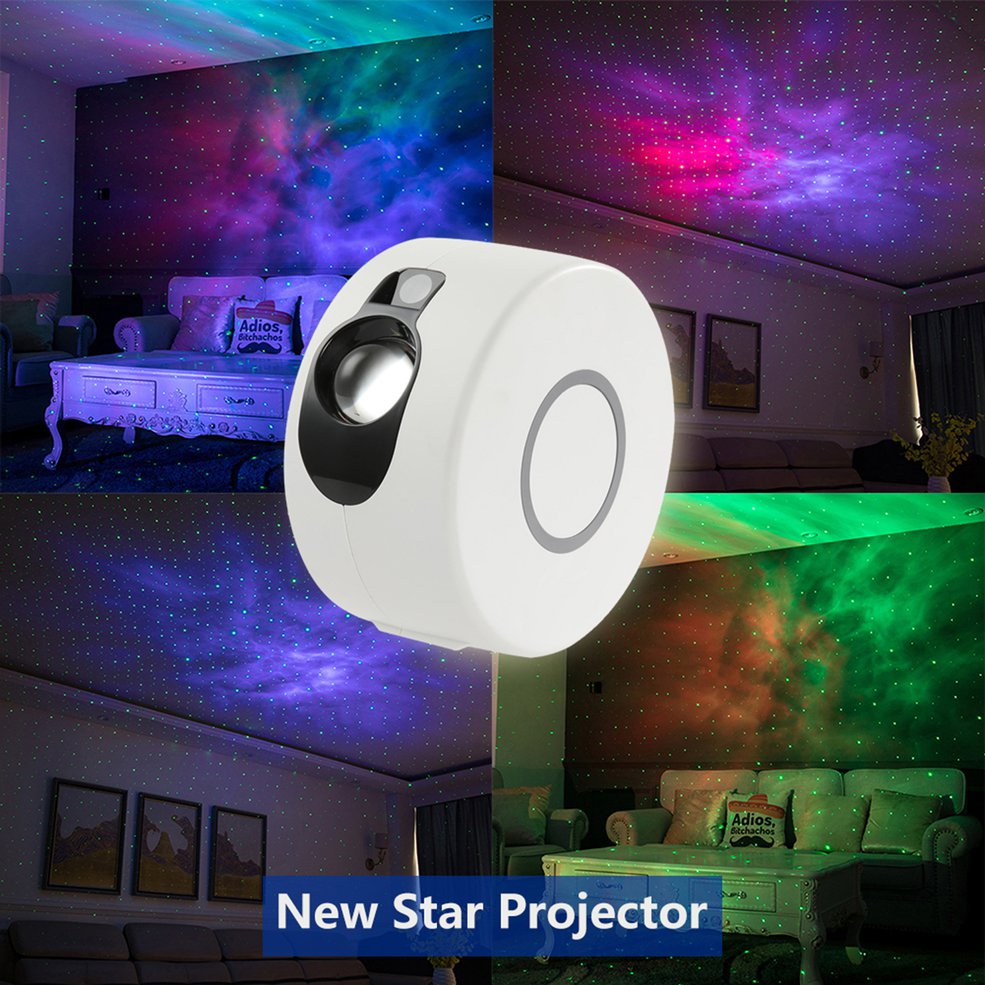 Foto 5 pulgar | Lámpara Star Projector, Luz Nocturna Led Sky Star Con Control Remoto - Venta Internacional.