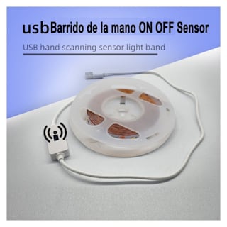 Foto 4 | Interruptor De Tira De Luz Led Con Sensor Blanco Cálido De 4 M - Venta Internacional.