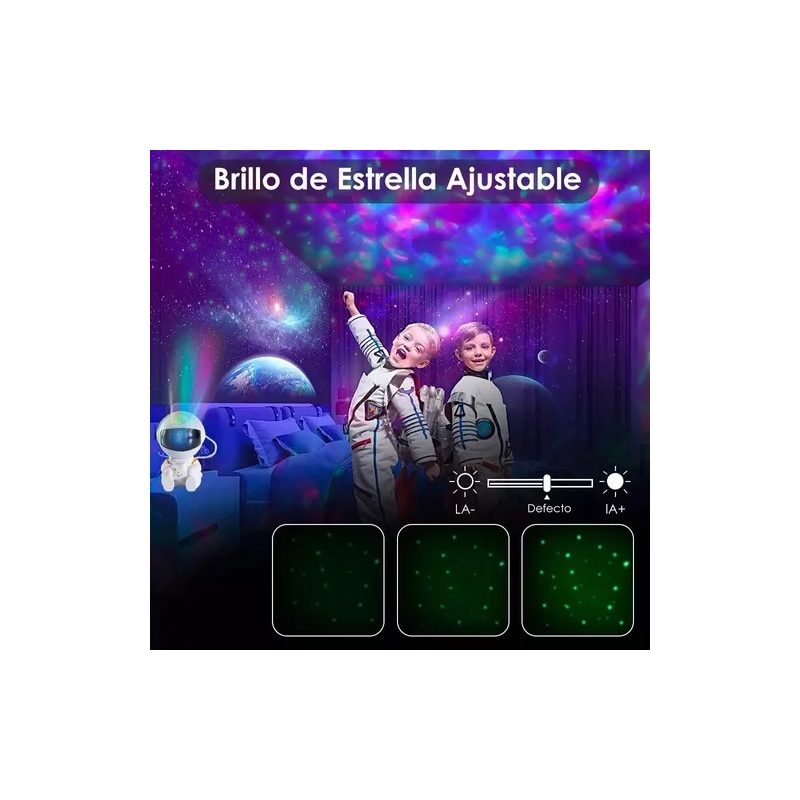 Foto 5 pulgar | Lámpara Led Para Proyector De Mesa Astronaut Con 7 Colores Y 14 Nebulosas - Venta Internacional.