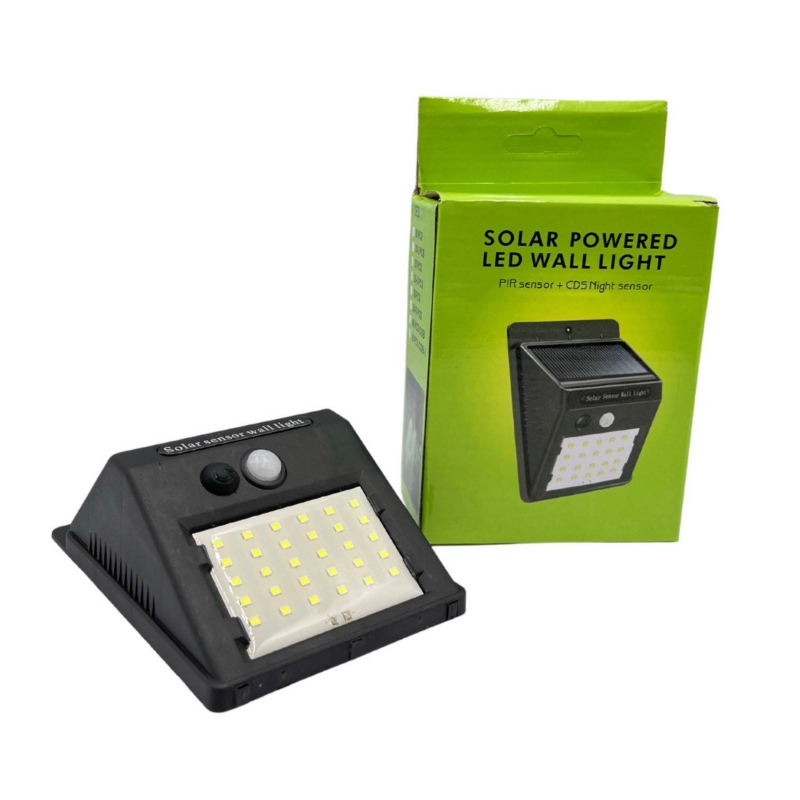 Foto 4 pulgar | Foco Solar Led De Pared Con Sensor De Movimiento - 30 Led - Venta Internacional.