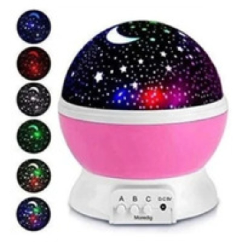 Lámpara Proyector Light Star Pink Para Bebés/niñas/niños Cuks - Venta Internacional.