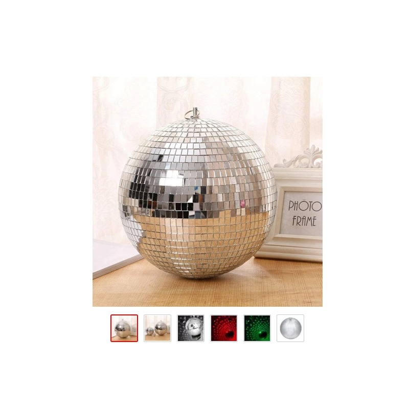 Bola Giratoria Reflectante Disco Crystal De 30 Cm De Diámetro - Venta Internacional.