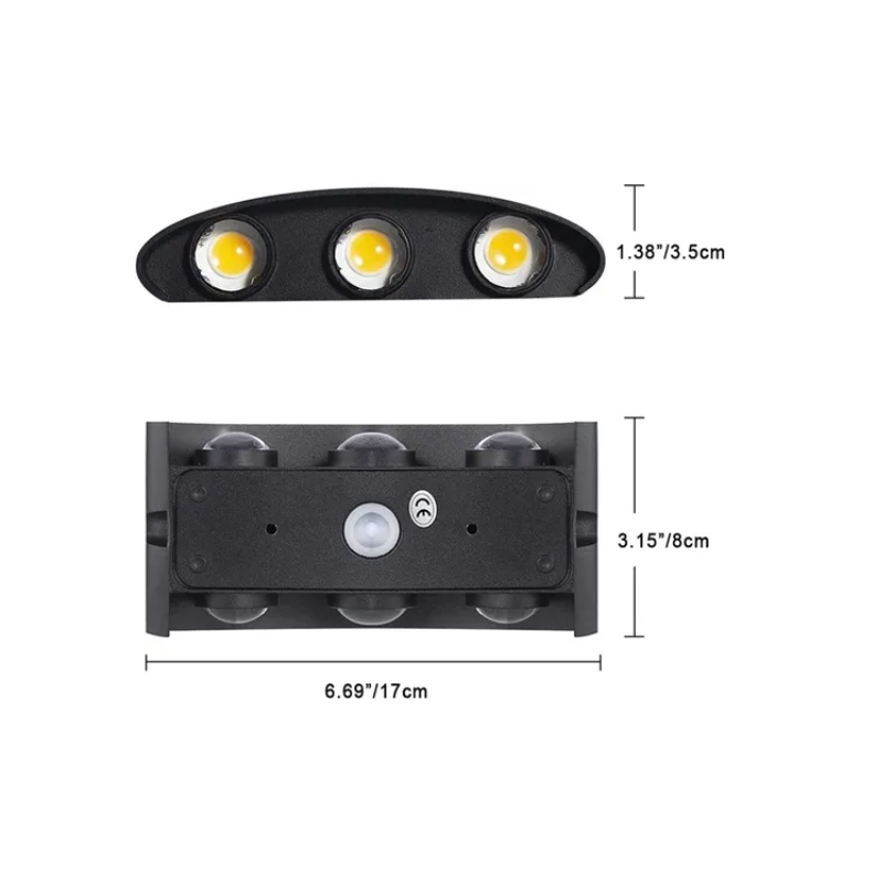 Foto 3 | Lámpara De Pared Led Genérica De 6 W, Luz Fría, 6500 K, Impermeable, Ip65 - Venta Internacional.