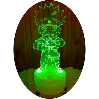 Foto 1 | Lámpara 3d Illusion Mini Usumaki De 7 Colores Led De Anime Con Usb - Venta Internacional.