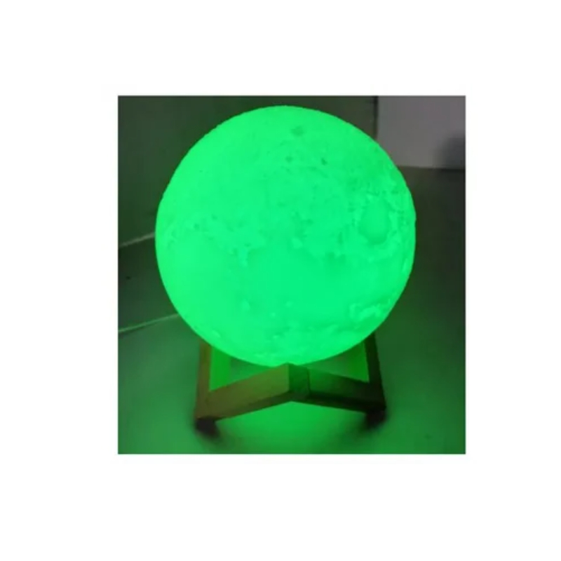 Foto 5 pulgar | Lámpara Led 3d Moon Lamp Usb Con Base De Madera - Venta Internacional.