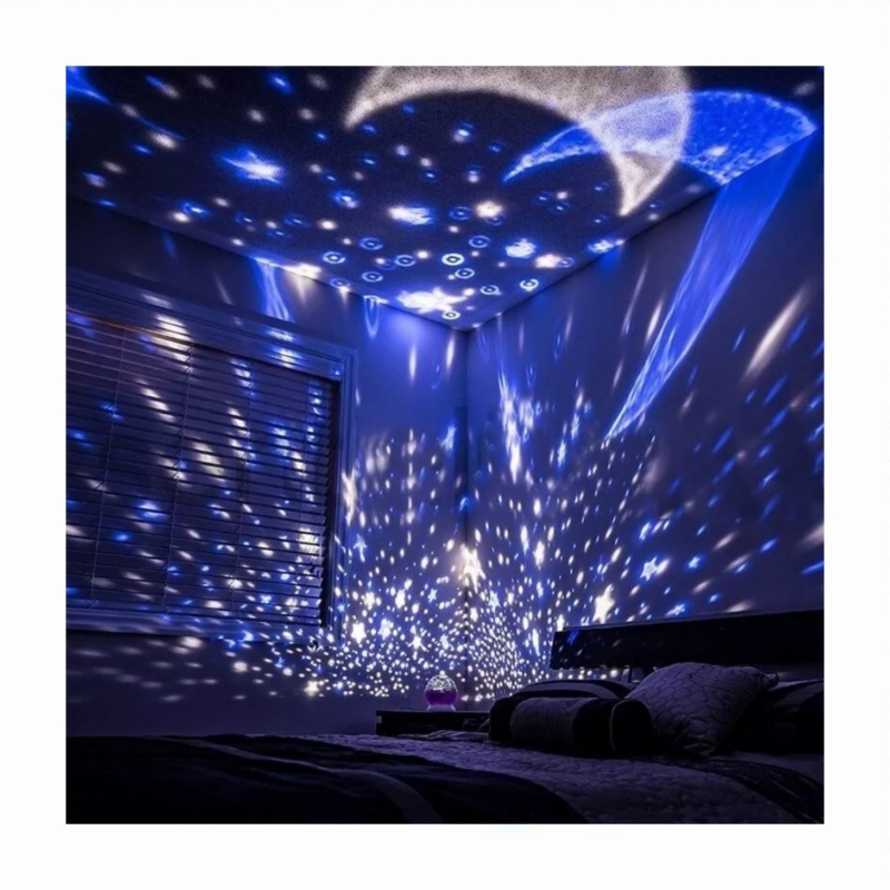 Foto 4 pulgar | Lámpara Led Star Projector Cuckoo Usb Starry Sky Blue - Venta Internacional.